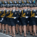 belrussian female army parade