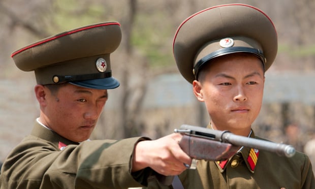 north korean army shooting